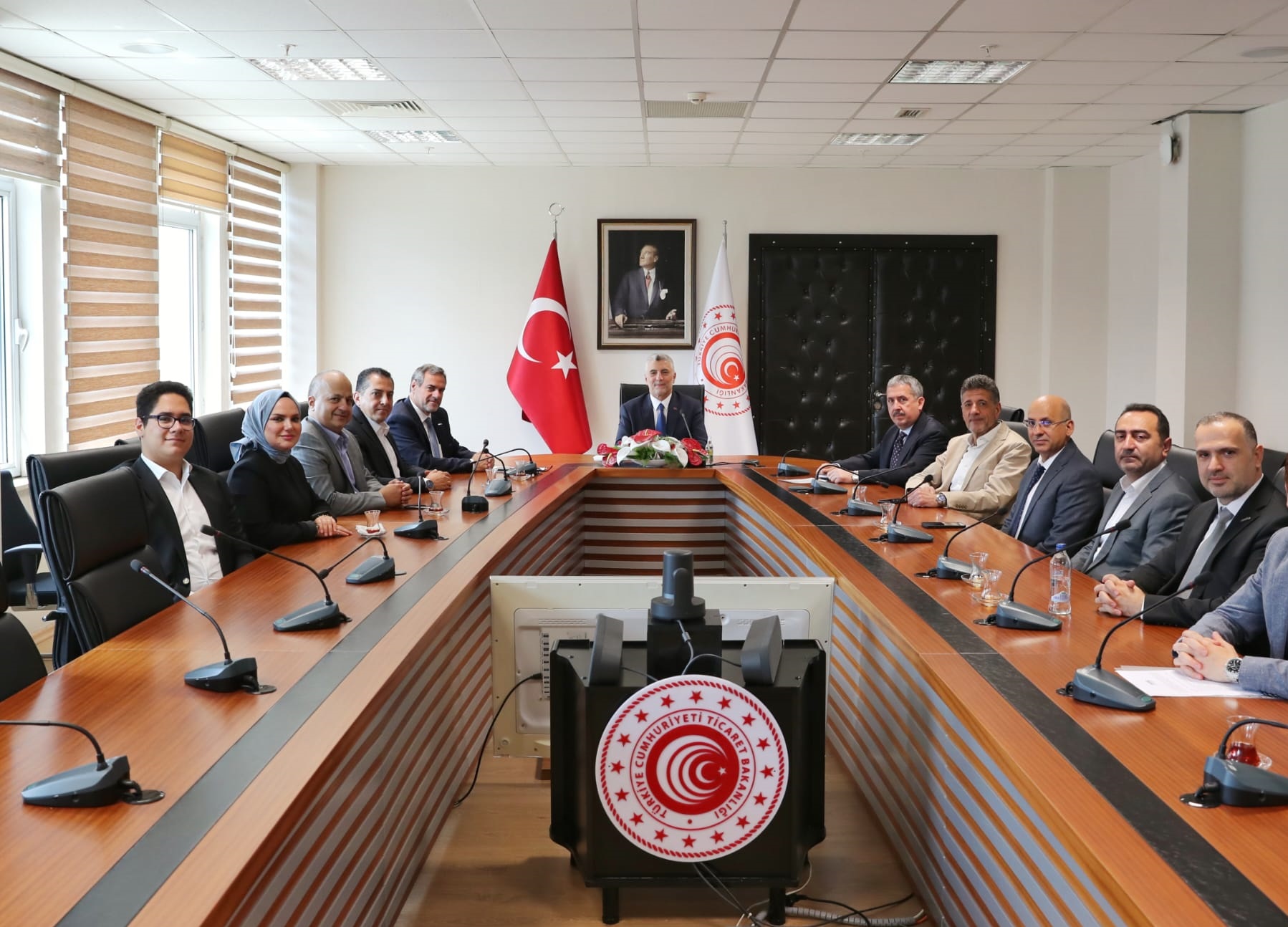 زيارة وزير التجارة التركي السيد عمر بولات